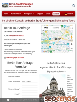 berlin-stadtfuehrung.de/kontakt.html tablet 미리보기
