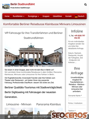 berlin-stadtrundfahrt.com/berlin-reisebus-kleinbus.html tablet előnézeti kép