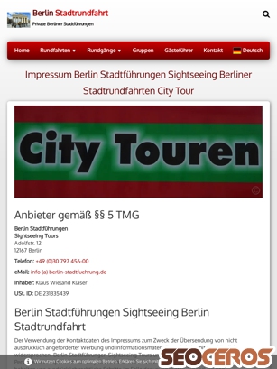 berlin-stadtrundfahrt.com/impressum.html tablet Vorschau
