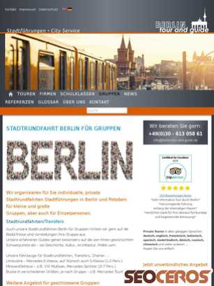 berlin-tour-and-guide.de/gruppen tablet anteprima