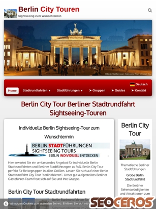 berlin-tour.city tablet Vista previa