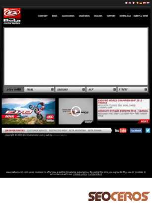 betamotor.com tablet náhľad obrázku