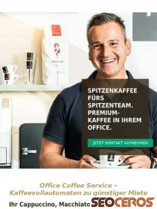 bevero.de/office-coffee-service tablet prikaz slike