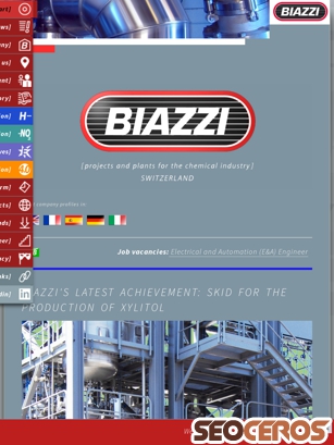 biazzi.com tablet Vista previa
