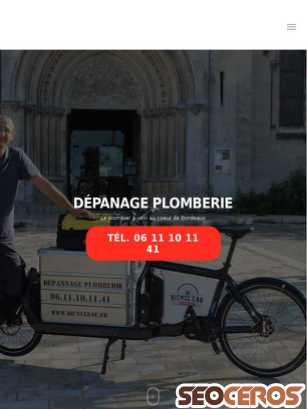 bicycleau.fr tablet preview