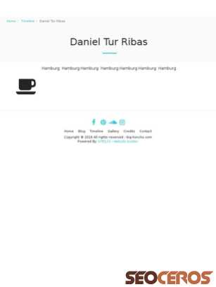 big-honcho.com/timeline/daniel-tur-ribas tablet preview
