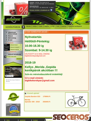 bigbike.hu tablet Vorschau