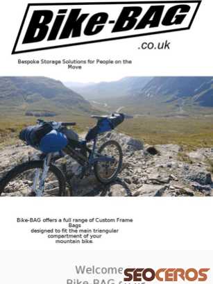 bike-bag.co.uk tablet vista previa