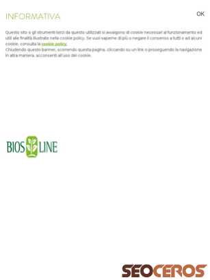 biosline.it tablet preview