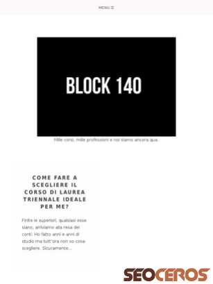 block140blog.com tablet Vista previa
