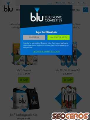 blucigs.com tablet förhandsvisning