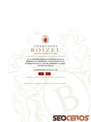 boizel.com tablet előnézeti kép