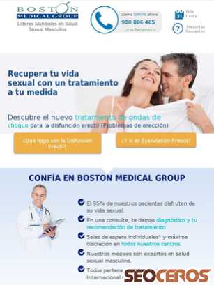 bostonmedicalgroup.es tablet náhľad obrázku