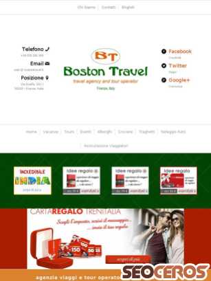 bostontravel.it tablet preview