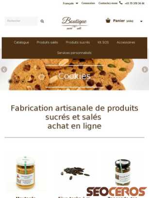boutique-sucresale.ch/fr tablet förhandsvisning