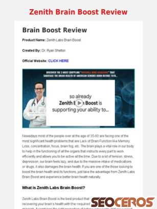 brainboostreview.com tablet Vorschau
