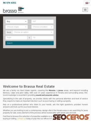 brassa.co.uk tablet preview
