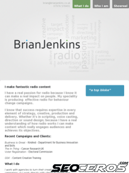 brianjenkins.co.uk tablet preview