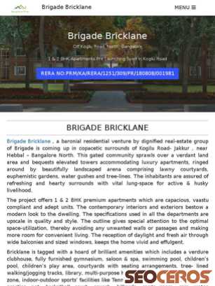brigadebricklane.net.in tablet preview