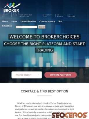 brokerchoices.com tablet náhľad obrázku