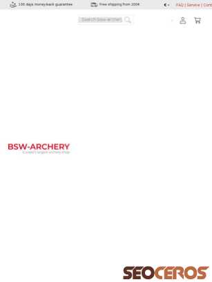 bsw-archery.eu/x-bow-crossbows tablet náhled obrázku