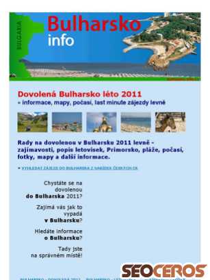 bulharsko-info.cz tablet Vista previa