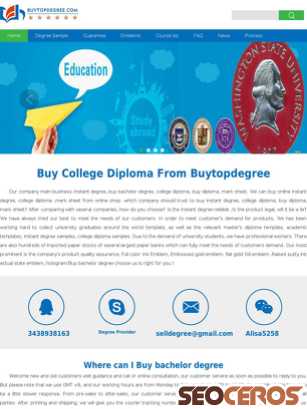 buytopdegree.com tablet náhľad obrázku