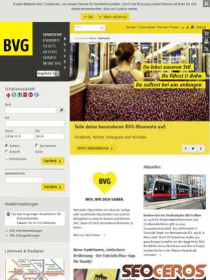 bvg.de tablet előnézeti kép