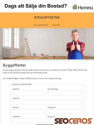 byggofferter.info tablet preview