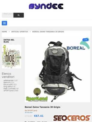 byndee.com/prodotto/boreal-zaino-tanzania-30-grigio tablet náhľad obrázku