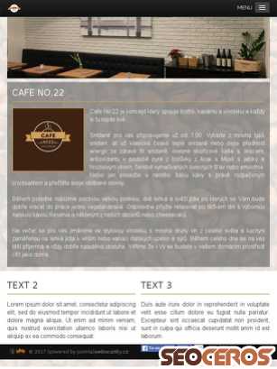 cafe-no22.cz tablet previzualizare