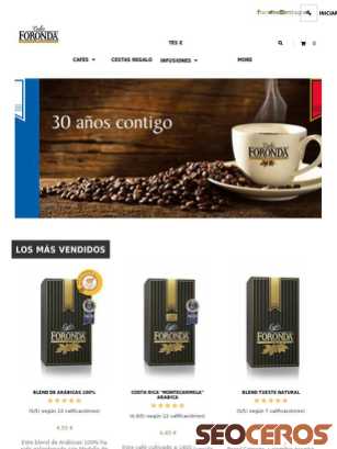 cafesforonda.com tablet náhled obrázku