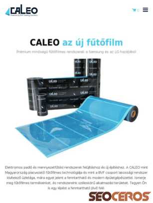caleo.hu tablet förhandsvisning