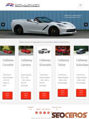 callawaycars.com tablet obraz podglądowy