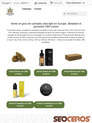 cannabis-ultra-light.com/fr tablet prikaz slike