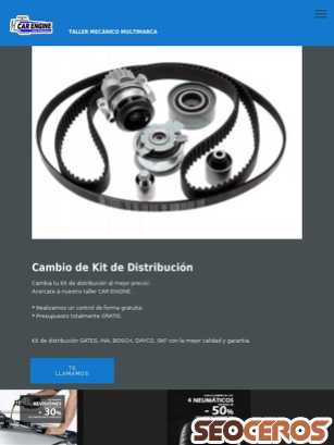 car-engine.es/distribucion-cerdanyola.html tablet obraz podglądowy