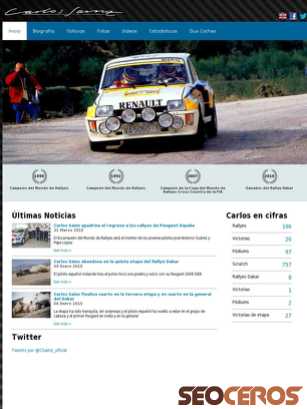 carlos-sainz.com tablet náhľad obrázku