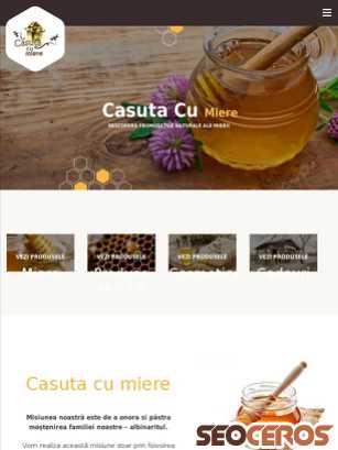 casuta-cu-miere.ro tablet förhandsvisning