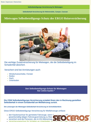 cdw-selbstbeteiligung-versicherung.de/mietwagen-selbstbeteiligungs-schutz.html tablet vista previa