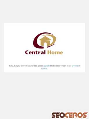 centralhome.hu tablet preview