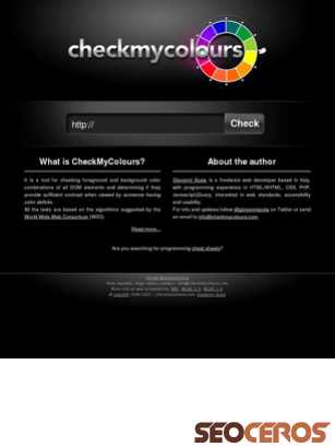 checkmycolours.com tablet náhľad obrázku