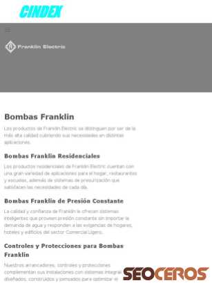 cindex.com.mx/bombas-franklin tablet obraz podglądowy