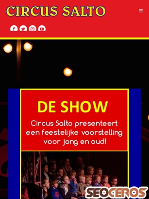 circussalto.nl tablet Vista previa