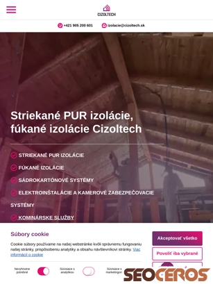 cizoltech.sk tablet Vista previa
