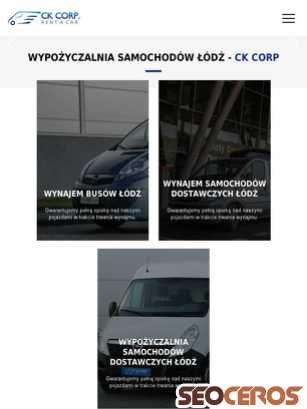 ckcorp.auto.pl tablet förhandsvisning