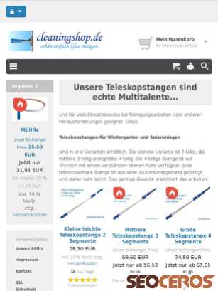 cleaningshop.de/teleskopstange tablet förhandsvisning