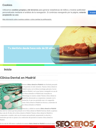 clinicadentalsonrisas.es/?page_id=25 tablet previzualizare