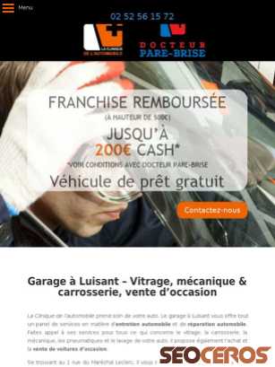 clinique-automobile-chartres.fr tablet náhled obrázku