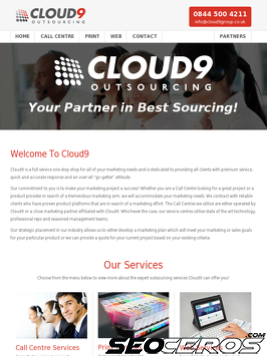cloud9group.co.uk tablet preview