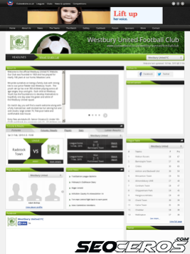 westburyunited.co.uk tablet náhled obrázku